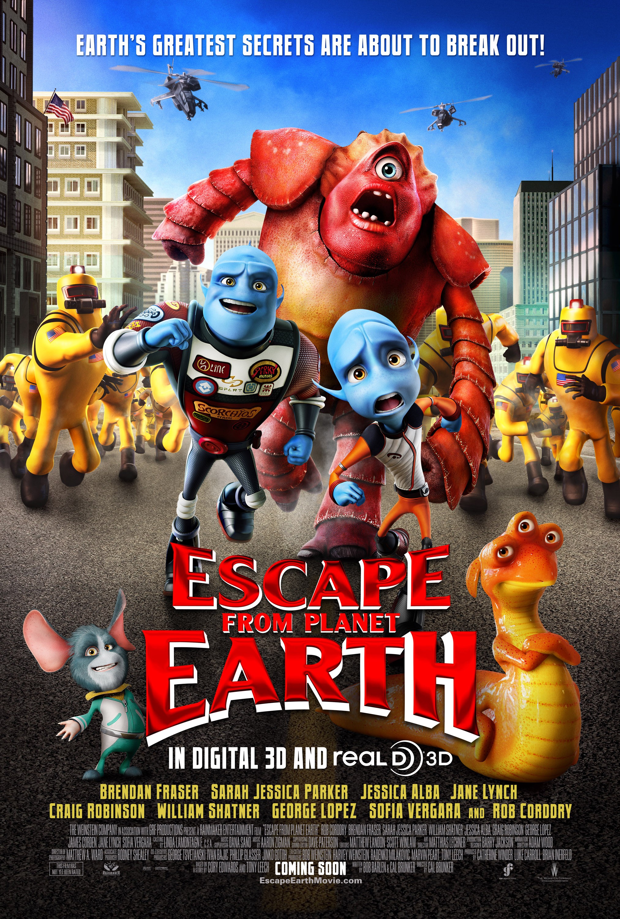 Escape From Planet Earth Theatrical Poster
