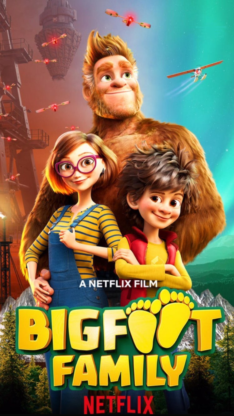 Bigfoot Family Netflix Poster Cal & Bob Bigfoot Family Netflix Poster Cal & Bob