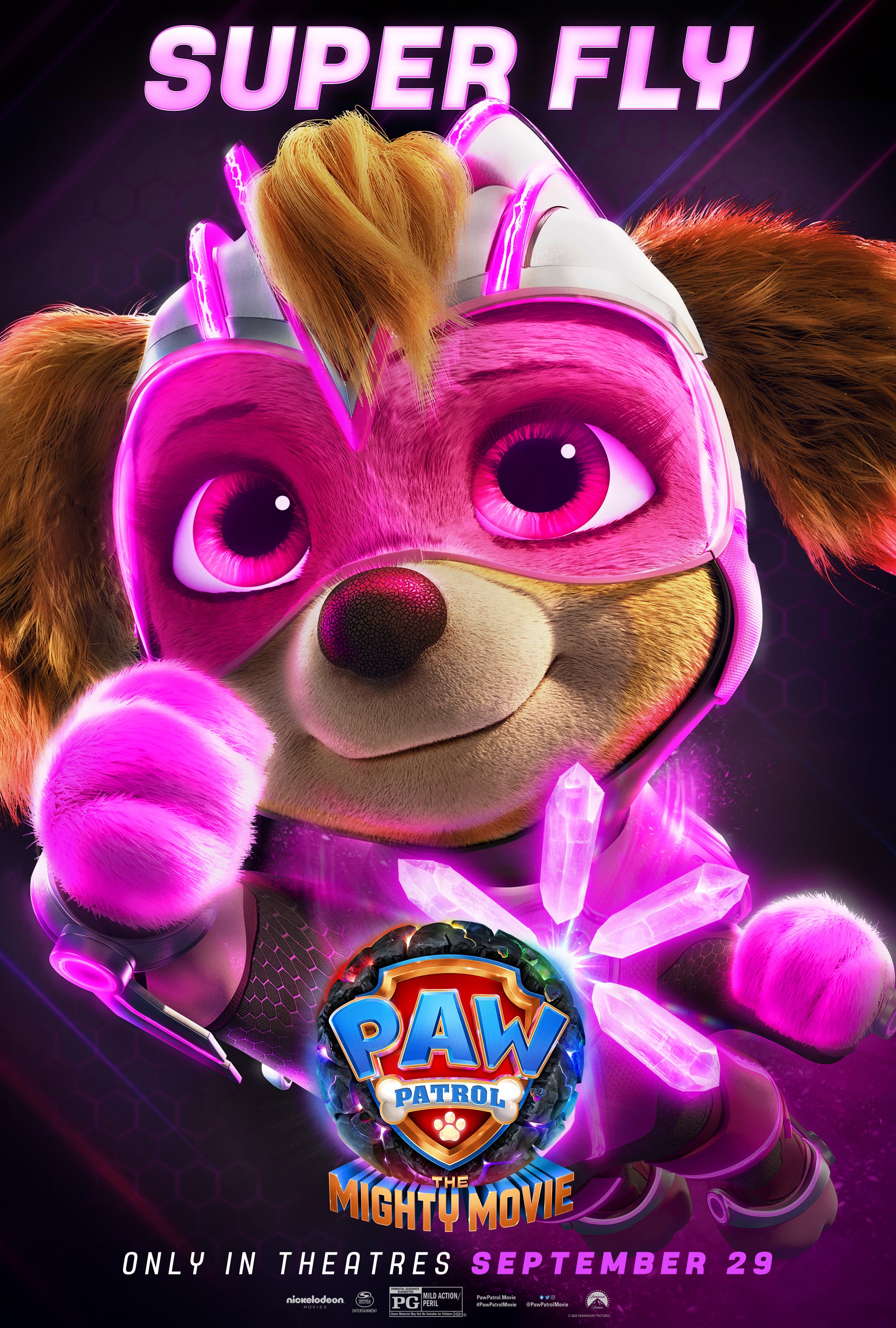 PAW PATROL The Mighty Movie Character Posters Cal Bob PAW PATROL The Mighty Movie Character Posters Cal Bob